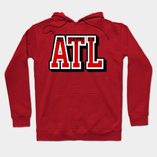 Atlanta Football Retro Sports Letters Hoodie